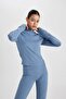 Fit Slim Fit Slim Fit Stand Collar Long Sleeve T-Shirt C5274Ax24Sp - 7