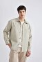 Relax Fit Polo Collar Shirt Jacket B4523AX24SP - 3
