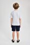 Boys' 2-Piece Set Printed Short Sleeve T-Shirt Shorts B8256A824Sm - 6