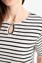 Regular Fit Crew Neck Striped Short Sleeve T-Shirt C2378Ax24Sp - 5