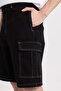 100% Cotton Relax Fit Cargo Pocket Bermuda Shorts B7639Ax24Sm - 5