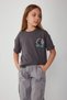 Girls' Disney Mickey & Minnie Oversize Wide Fit Crew Neck Short Sleeve T-Shirt C1031A824Sm - 3