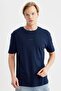 100% Cotton Regular Fit Crew Neck Printed Short Sleeve Heavy Fabric T-Shirt B4290Ax24Sp