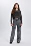 Regular Fit Crew Neck Crochet Knitwear Sweater T4513Az24Sp - 6