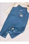 100% Cotton Baby Boy Long Sleeve Seasonal Salopet Double Set - 4