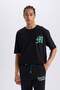Nba Milwaukee Bucks Oversize Wide Fit Crewneck Short Sleeve T-Shirt B3910Ax24Sp - 3