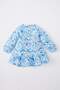Floral Long-Sleeve Textured Dress for Baby Girl B9290A524SP - 7