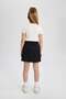 Cotton Cargo Pocket Skirt for Girls C0126A824Sp - 8