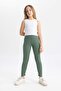 Girl's Ribbed Long Tights - B6403A824Sm - 2
