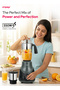 BL319C 2in1 Mixer Grinder 550W Hybrid Motor SS Jars 1.4L/0.4L 3Spd Pulse Overload ABS - 2