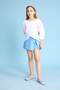 Girl's Gabardine Shorts Skirt C0127A824SM - 2