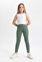 Girl's Ribbed Long Tights - B6403A824Sm