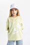 Girls' Relax Fit Crew Neck Printed Short Sleeve T-Shirt B5097A824Sm - 3