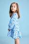 Floral Long-Sleeve Textured Dress for Baby Girl B9290A524SP - 2
