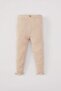 Baby Girl Straight Leg Ribbed Camisole Basic Leggings Z4676A224Sp