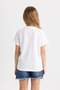Girl's Regular Fit Short Sleeve T-Shirt - 6
