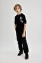 100% Cotton Oversize Wide Fit Crew Neck Short Sleeve T-Shirt for Boys B6432A824Sm - 5