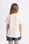 Girl's Regular Fit Short Sleeve T-Shirt - 6