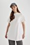Crew Neck 100% Cotton Regular Fit Tunic - Short Sleeve A8351Ax24Sp - 4