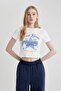 Coool Fitted Printed Short Sleeve T-Shirt B7063Ax24Sm - 4