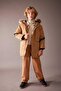 Boy's Water Repellent Removable Fur Hooded Plush Lining Coat A2260A823Cw - 2