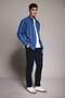 Regular Fit Pocket Detail Striped Crepe Long Sleeve Shirt B5277Ax23Wn - 2