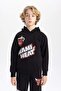 Boy's Nba Miami Heat Hooded Sweatshirt B4799A823Wn - 4