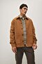 Relax Fit Polo Collar Woolen Look Long Sleeve Shirt Jacket A5111Ax23Au - 3