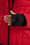 Water Repellent Ski Jacket Slim Fit Hooded Zippered Waterproof with Hand Protectors and Pockets - 7