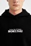 Art Hokusai Boxy Fit Hooded Back Printed Sweatshirt B0371Ax23Cw - 6