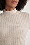 Bodycon Body-Hugging Basic Plain Half Turtleneck Thick Ribbed Knit Long Sleeve Maxi Dress B8602Ax23Wn - 7