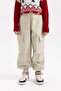 Parachute Cargo Cotton Pack Trousers Girls B4478A823Wn - 4