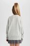 Girl's V-Neck Knitwear Cardigan B5891A823Wn - 6