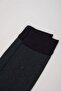 Men's Seamless Metal Pin Ultra Soft 2-Piece Bamboo Long Socks C2536Axns - 4