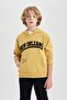 Boy's Printed Hooded Thick Sweatshirt B9000A823Cw - 3