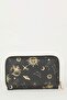 Women's Space Printed Faux Leather Wallet B3775Axns - 5