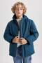 Boy's Water Repellent Hooded Fleece Lined down Jacket A2272A823Wn - 4