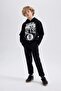 Boy's Nba Brooklyn Nets Hooded Thick Sweatshirt B4806A823Wn - 5