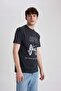 Ac/Dc Crew Neck Short Sleeve T-Shirt B5328Ax23Wn - 4
