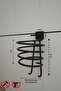 Black Square Blow Dryer Hanger Hair Dryer Holder Adhesive - 2