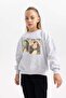 Smileyworld Relax Fit Crew Neck Sweatshirt for Girls A7740A823Au - 3