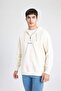 Oversize Wide Fit Hooded Zippered Back Printed Sweatshirt B4805Ax24Sp - 8