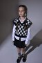 Girl's Checked Sweater B3488A823Wn - 4