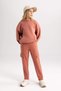 Girls Cargo Pocket Black Jogger Sweatpants with Elastic Waist and Legs A7478A823Au