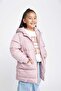 Girl's Waterproof Hooded Zippered Puffer Coats A2528A823Au - 8