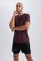 Slim Fit Cut Zippered Sports Tshirt Z2147Az23Au - 5