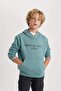 Boy's Printed Hooded Sweatshirt B5489A823Wn - 6