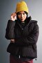 Water Repellent Puffer down Jacket Oversize Wide Fit Hooded Thermal Insulated Windproof A0757Ax23Wn