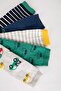 Non-Slip Underlay 5-Pack of Cotton Long Socks for Baby Boy B1413A5Ns - 2