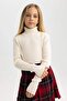 Girl's Turtleneck Sweater A6012A823Wn - 4